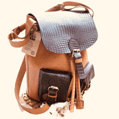Articula Camel & Croco Dark Brown – Textured Edition